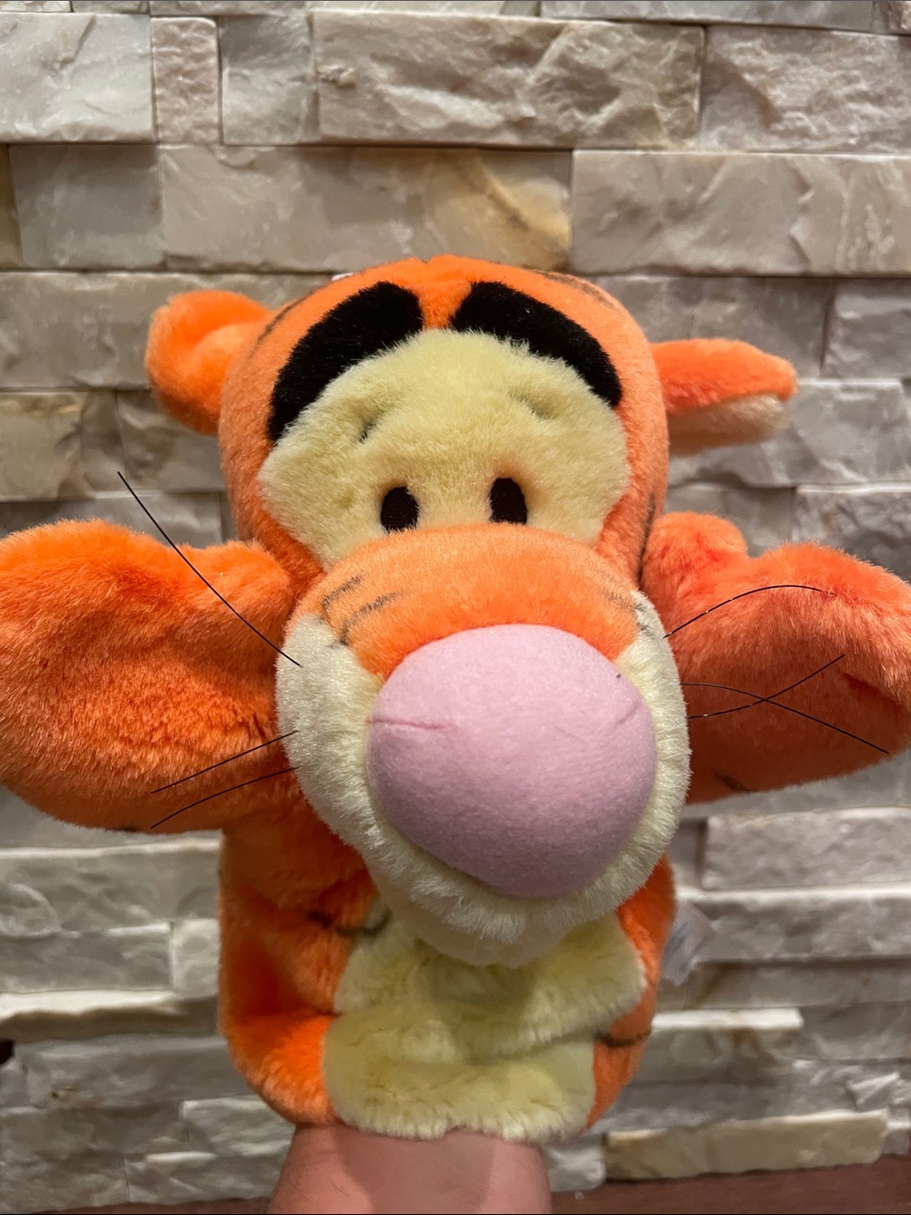 Orange Tigger Hand Puppet